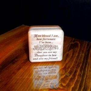 🎃2 for 15 bundle and save Daughter in law Keepsake musical wooden box